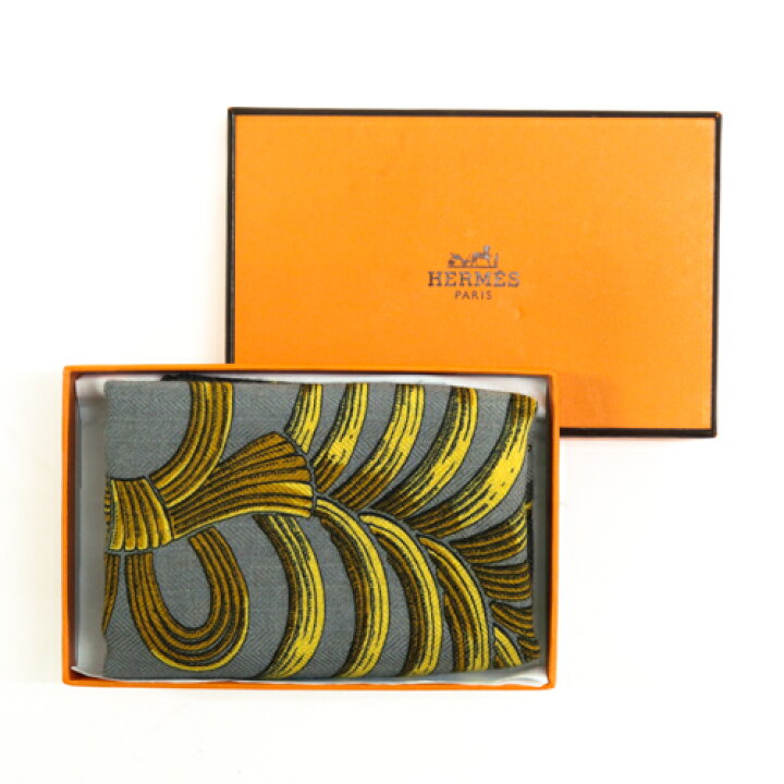 楽天市場】エルメス HERMES スカーフ カレ45 プチカレ カシミヤ シルク 