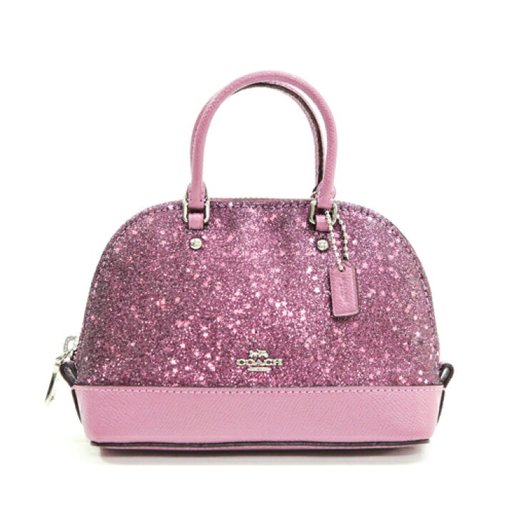 楽天市場】コーチ COACH ミニ シエラ レザー ラメ ショルダーバッグ 