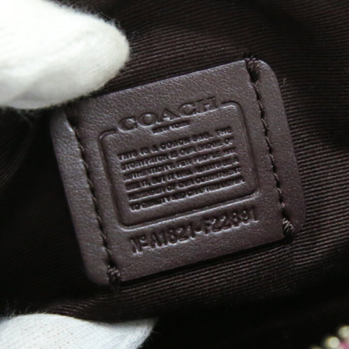 楽天市場】コーチ COACH ミニ シエラ レザー ラメ ショルダーバッグ  