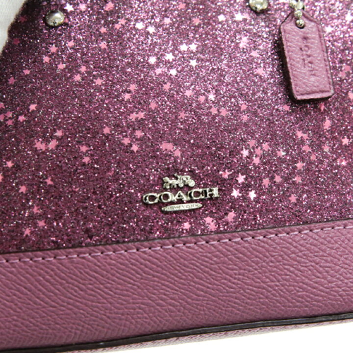 楽天市場】コーチ COACH ミニ シエラ レザー ラメ ショルダーバッグ 