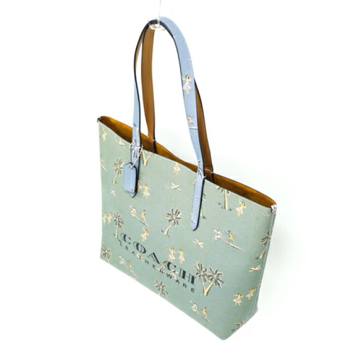 楽天市場】コーチ COACH トートバッグ レザー PVC ハワイアンプリント 