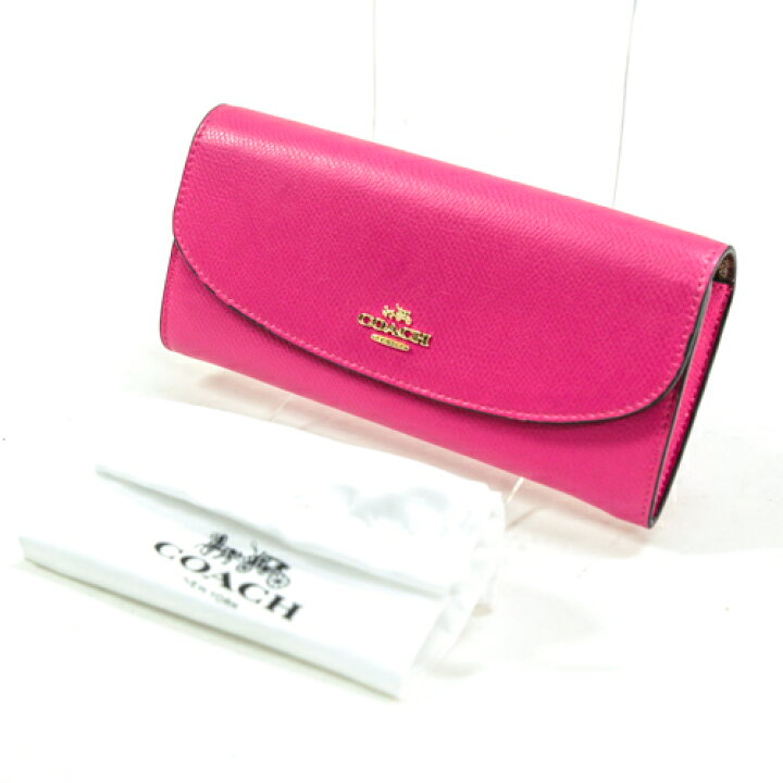 楽天市場】コーチ COACH スリムエンベロープ 財布 長財布 レザー PVC  