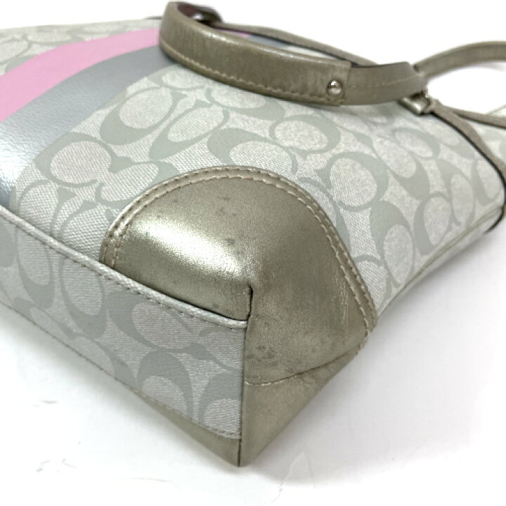 極美品】コーチ COACH ヘリテージ トートバッグ マルチカラー コーチ