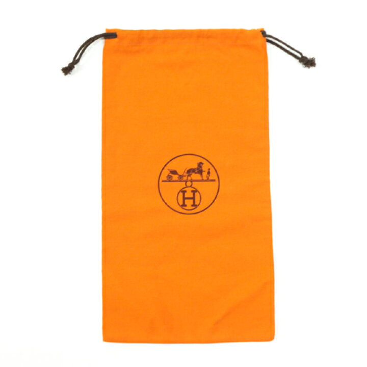 楽天市場】エルメス HERMES 保存袋 巾着 ショッパー コットン オレンジ 