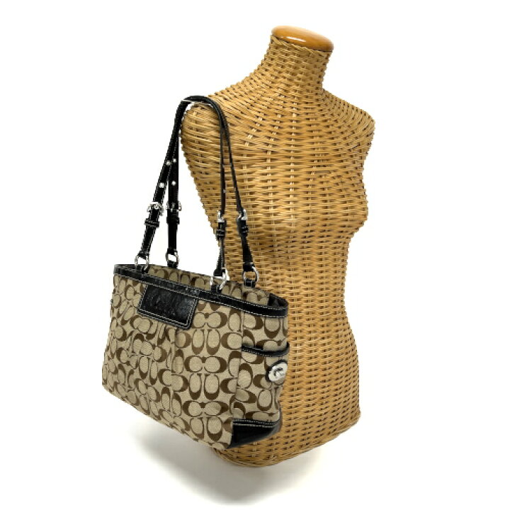 楽天市場】コーチ COACH トートバッグ レザー キャンバス シグネチャー  