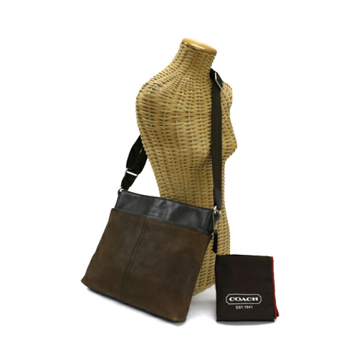 楽天市場】コーチ COACH レキシントン スエード クロスボディ レザー  