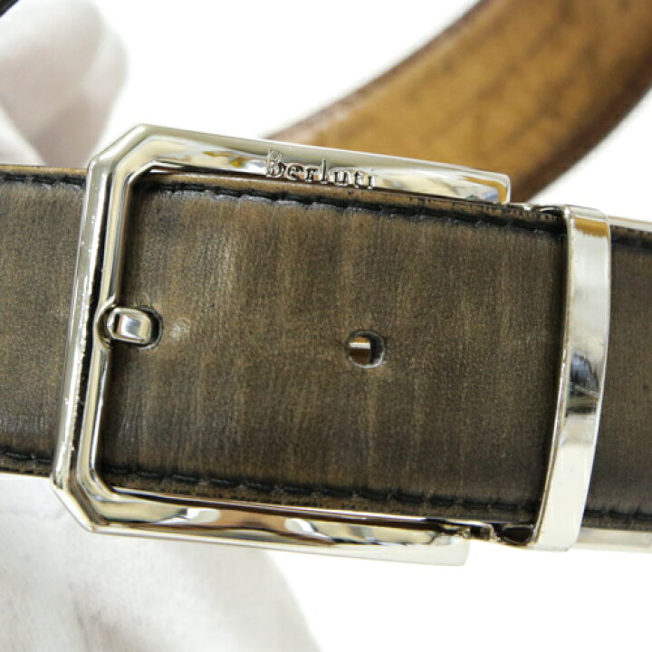 楽天市場】ベルルッティ Berluti ヴァーサタイル レザーベルト 35MM  