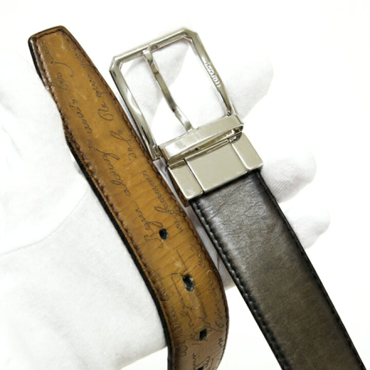 楽天市場】ベルルッティ Berluti ヴァーサタイル レザーベルト 35MM 