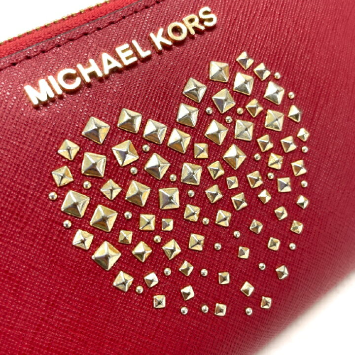 楽天市場】マイケルコース MICHAEL KORS 長財布 レザー PVC ハート 
