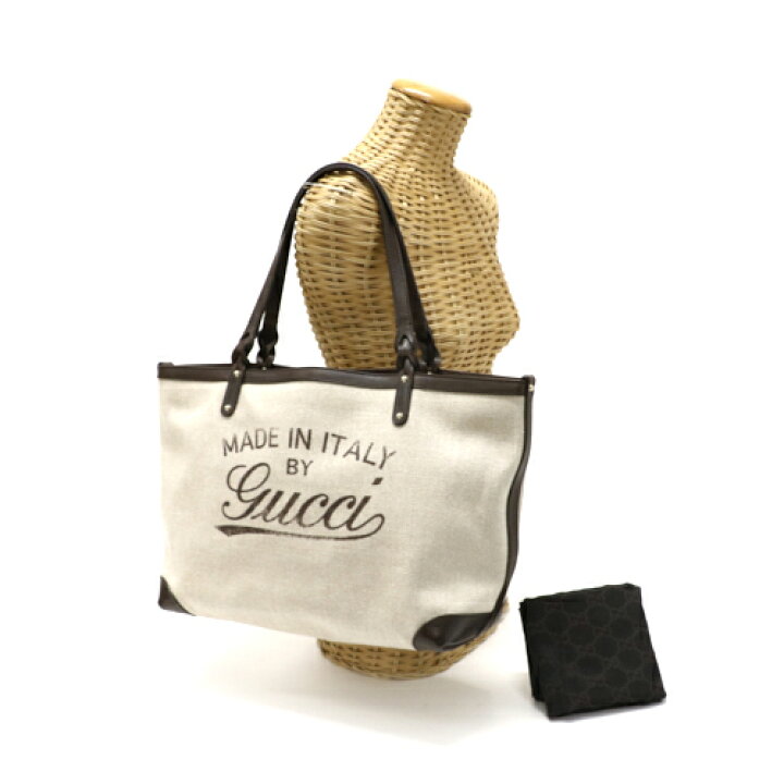 楽天市場】グッチ GUCCI トートバッグ レザー キャンバス 247209  