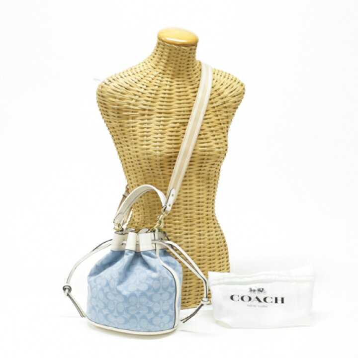 楽天市場】コーチ COACH フィールド バケット キャンバス レザー  