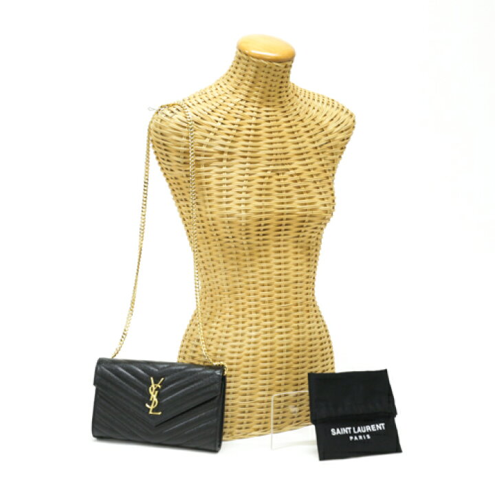 楽天市場】サンローラン SAINT LAURENT モノグラム チェーンウォレット 