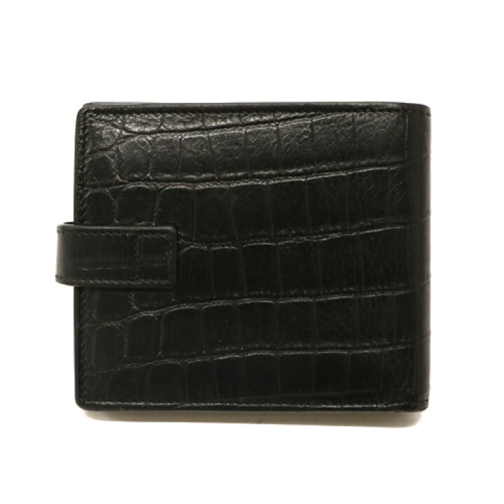 楽天市場】サンローラン SAINT LAURENT 二つ折り財布 クロコ型押し  