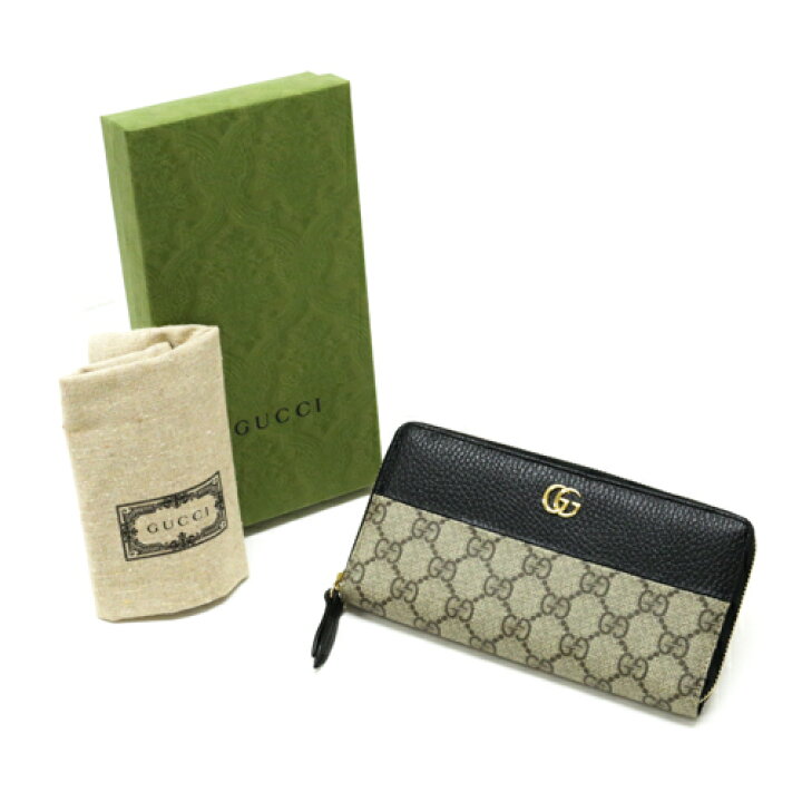 楽天市場】グッチ GUCCI GGマーモント ジップアラウンドウォレット GG  
