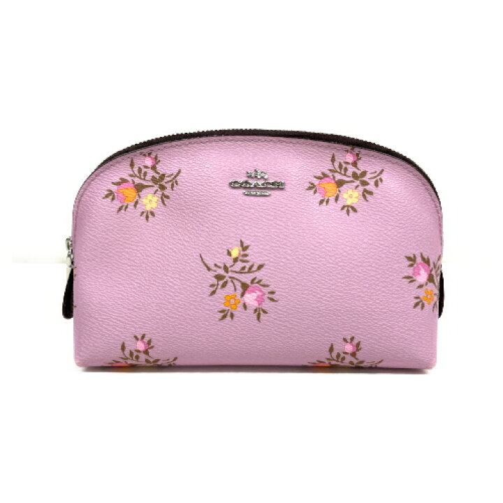 楽天市場】コーチ COACH フローラル コスメティック ポーチ レザー 