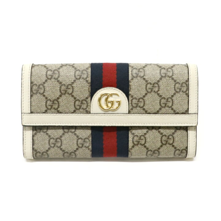 楽天市場】グッチ GUCCI オフィディア GG コンチネンタルウォレット GG 