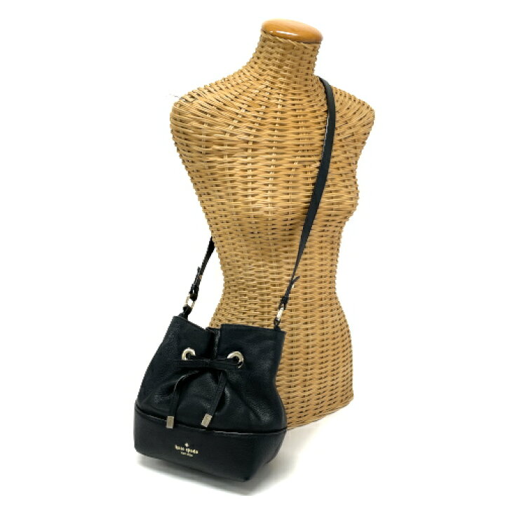 楽天市場】ケイトスペード Kate Spade ショルダーバッグ レザー 巾着型  