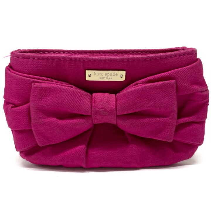 楽天市場】ケイトスペード Kate Spade ポーチ キャンバス リボン 