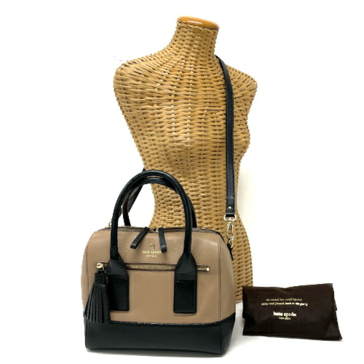 楽天市場】ケイトスペード Kate Spade ハンドバッグ レザー バイカラー 