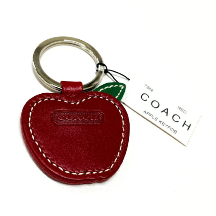 楽天市場】コーチ COACH キーホルダー レザー キャンバス リンゴ  