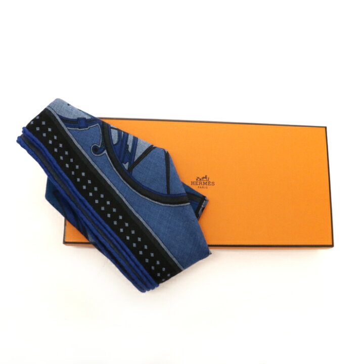 楽天市場】エルメス HERMES ロザンジュMM カシミア シルク スカーフ 