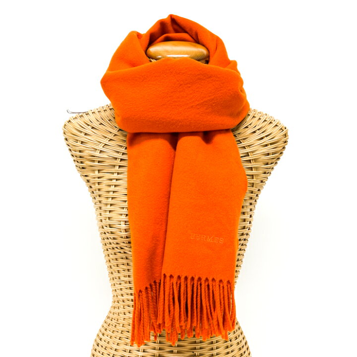楽天市場】エルメス HERMES マフラー カシミヤ 100％ ショール  