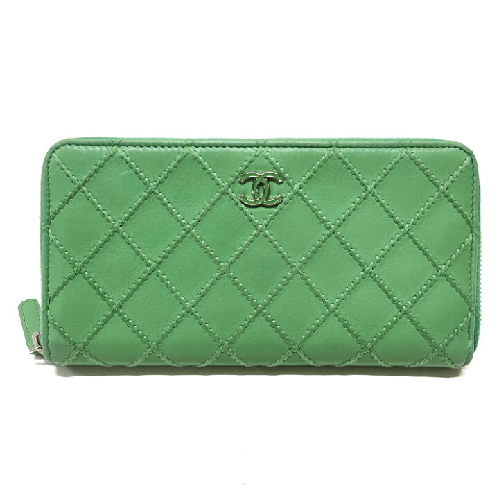 楽天市場】シャネル CHANEL ワイルドステッチ トロピックス ラムスキン 