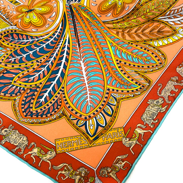 楽天市場】未使用 エルメス HERMES スカーフ カレ90 シルク Le Jardin 