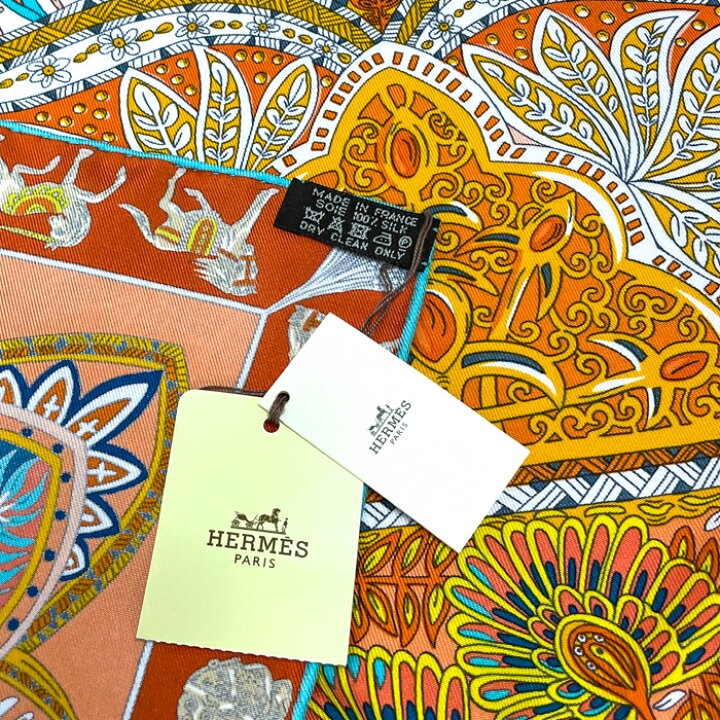 楽天市場】未使用 エルメス HERMES スカーフ カレ90 シルク Le Jardin 