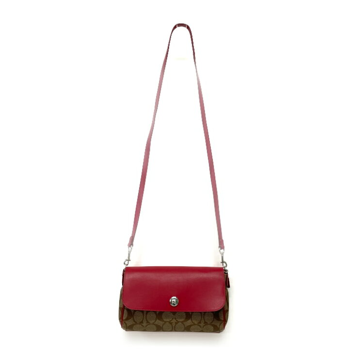 楽天市場】コーチ COACH ショルダーバッグ レザー PVC シグネチャー 