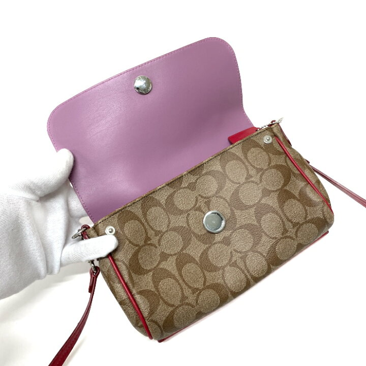 楽天市場】コーチ COACH ショルダーバッグ レザー PVC シグネチャー 