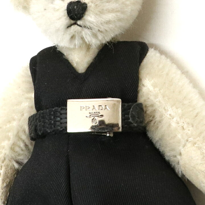 楽天市場】プラダ PRADA バッグチャーム モヘア ナイロン キーホルダー 