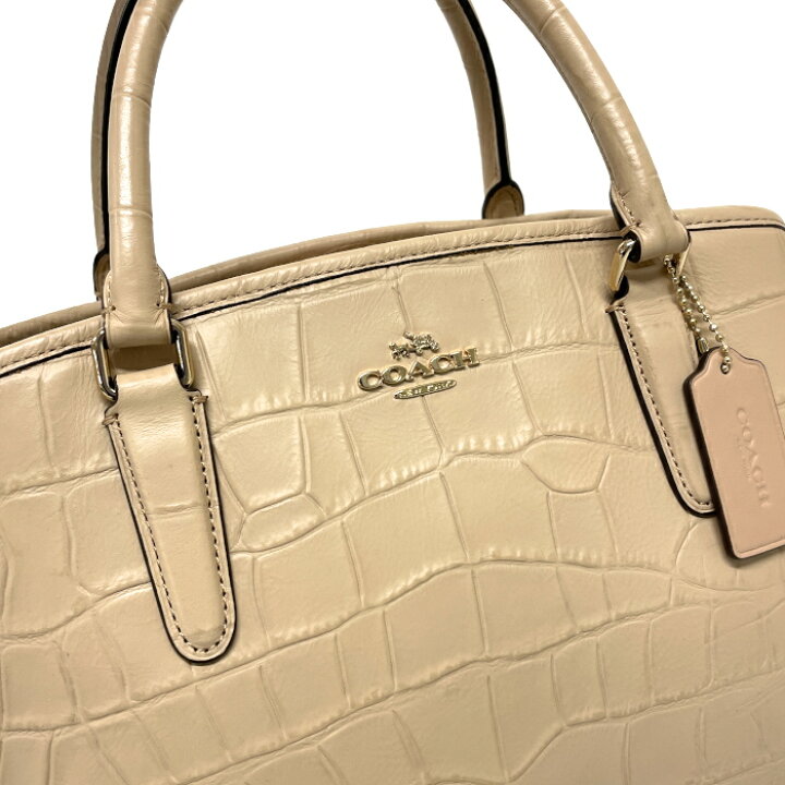 楽天市場】コーチ COACH ハンドバッグ レザー F55927 クロコダイル型 