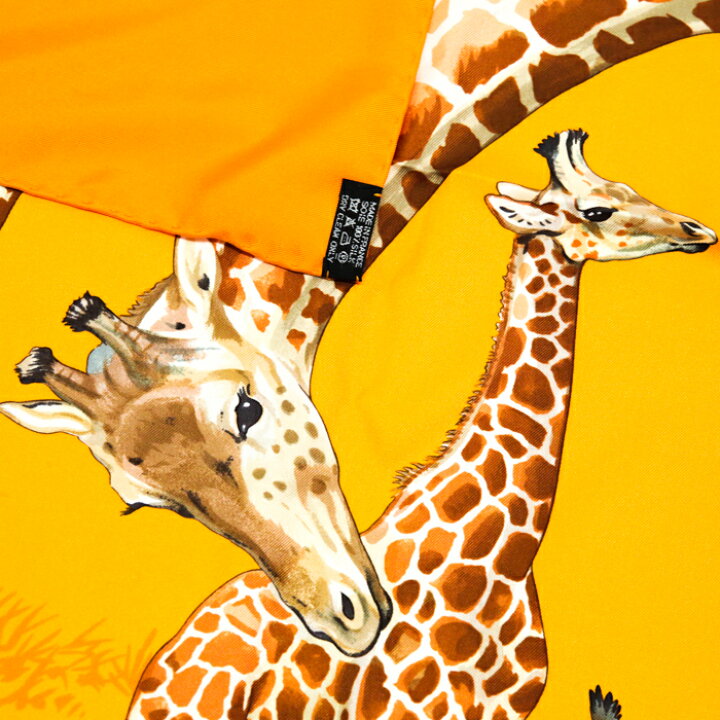 楽天市場】エルメス HERMES スカーフ カレ90 シルク Les girafes 