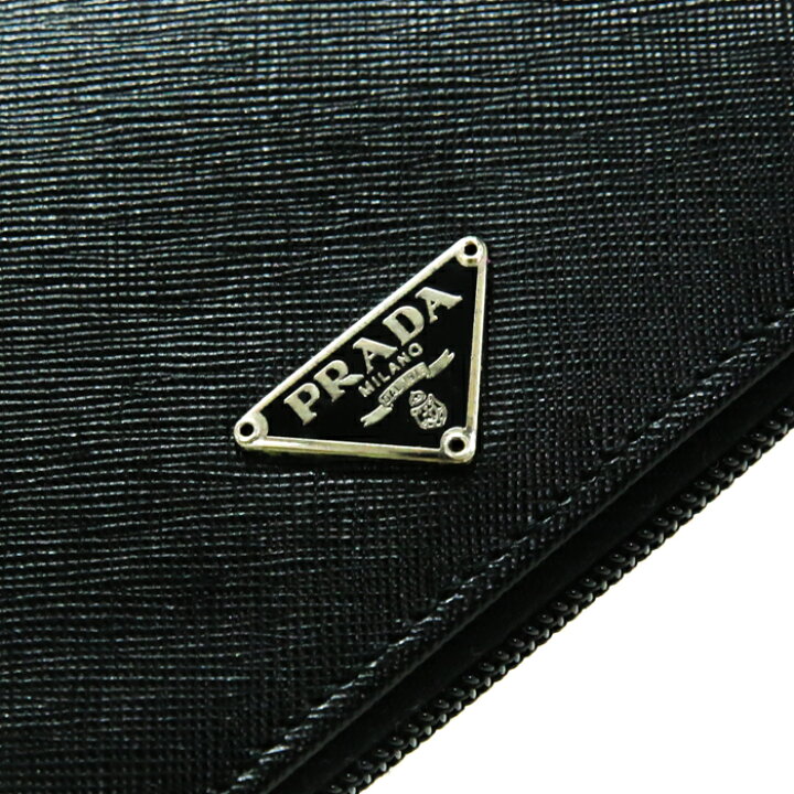 楽天市場】プラダ PRADA オーガナイザー サフィアーノレザー ラウンド 