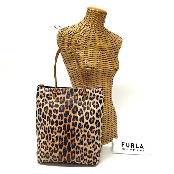 楽天市場】フルラ FURLA トートバッグ レザー レオパード柄 肩掛け 