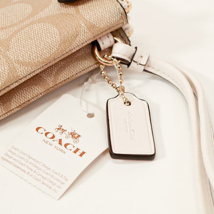 極美品 COACH ポーチ ハンドバッグ シグネチャー マルチポーチ 