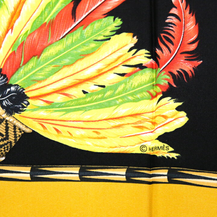 楽天市場】エルメス HERMES スカーフ カレ90 シルク BRAZIL ブラジル  