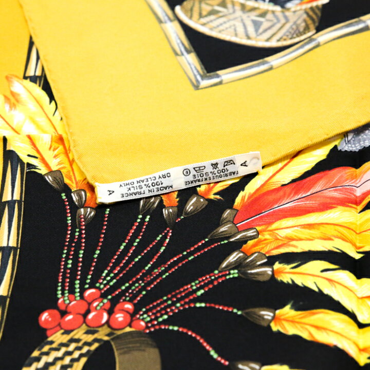 楽天市場】エルメス HERMES スカーフ カレ90 シルク BRAZIL ブラジル 
