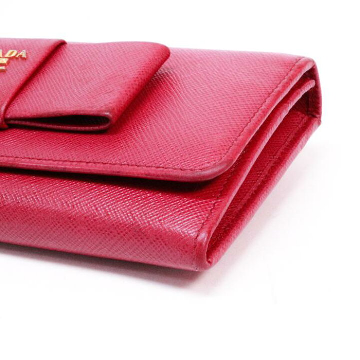 楽天市場】【Bランク】 プラダ PRADA 長財布 サフィアーノ レザー  