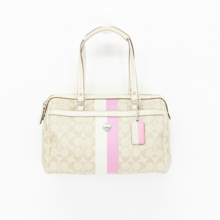 楽天市場】コーチ COACH ヘリテージ ストライプ ジップ サッチェル 