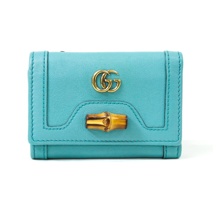 楽天市場】グッチ GUCCI ミディアム ウォレット レザー バンブー 三 