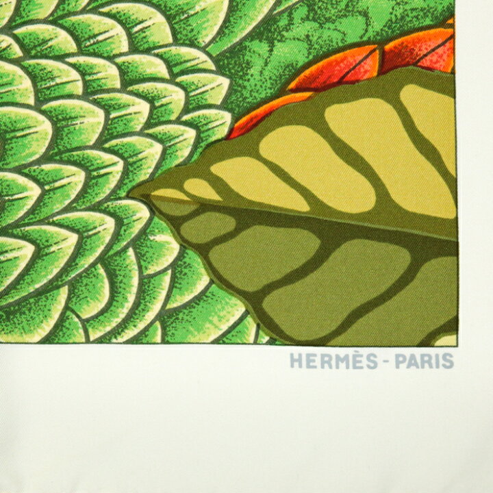 楽天市場】エルメス HERMES スカーフ カレ 90 シルク Les Perroquets 