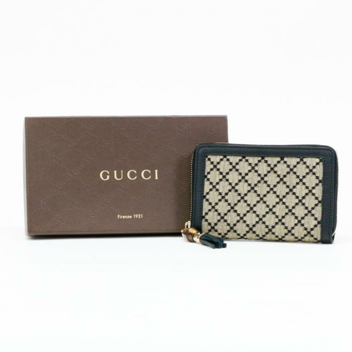 楽天市場】グッチ GUCCI ディアマンテ バンブータッセル キャンバス 