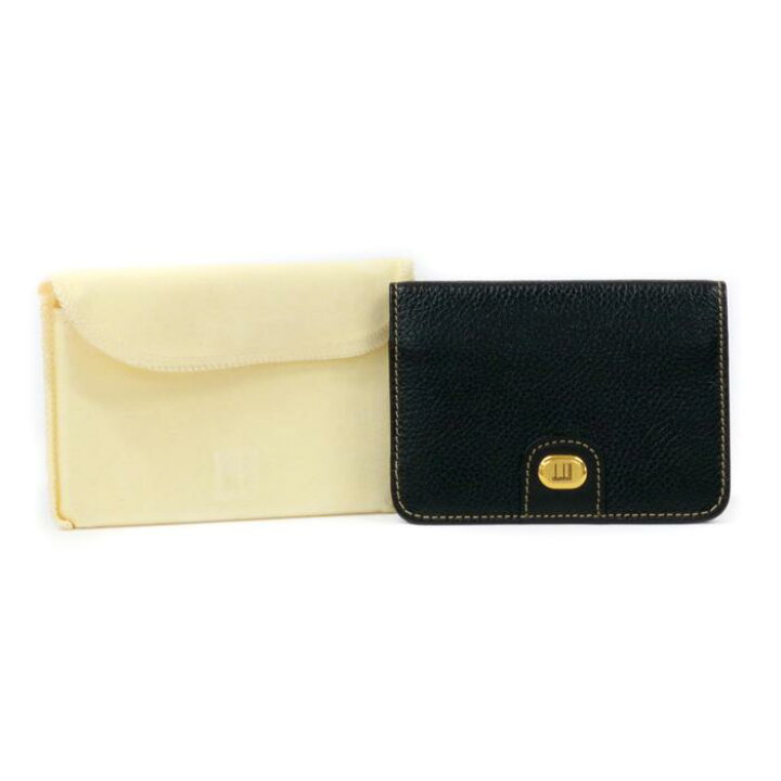 楽天市場】ダンヒル dunhill カードケース パスケース レザー ゴールド 
