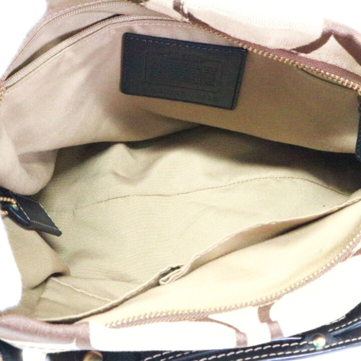 楽天市場】コーチ COACH カーリー レザー キャンバス シグネチャー 
