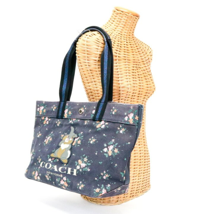 楽天市場】コーチ COACH トートバッグ キャンバス レザー フラワー 