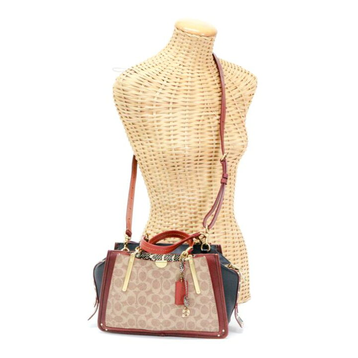 楽天市場】コーチ COACH ドリーマー レザー PVC スネークスキン 