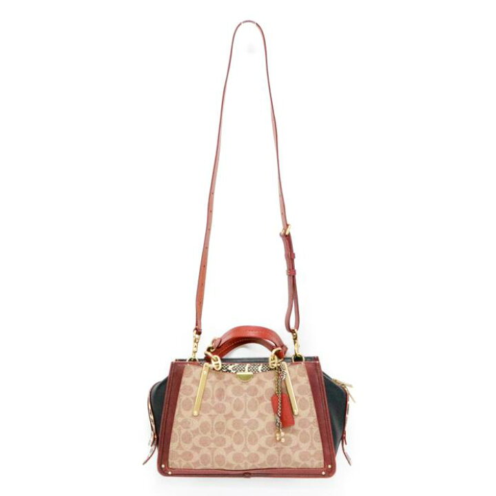 楽天市場】コーチ COACH ドリーマー レザー PVC スネークスキン 