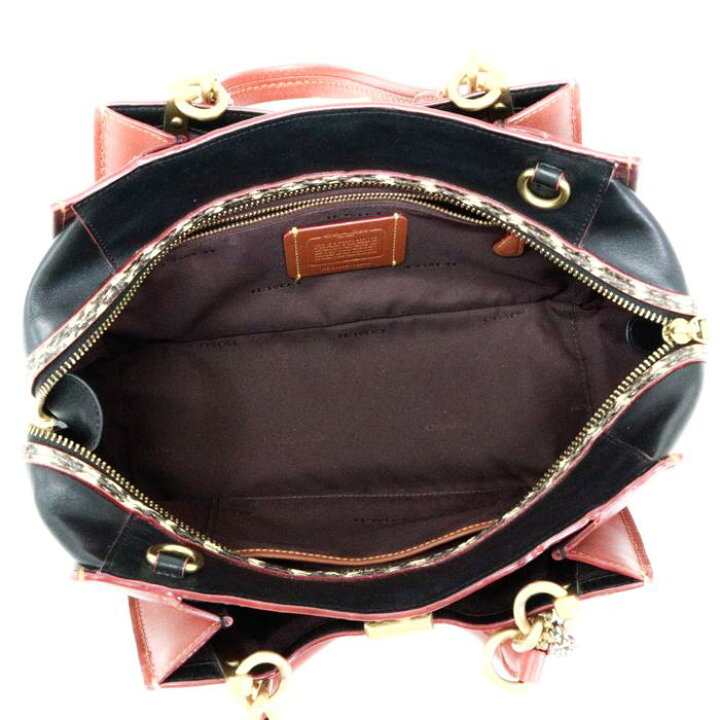 楽天市場】コーチ COACH ドリーマー レザー PVC スネークスキン 
